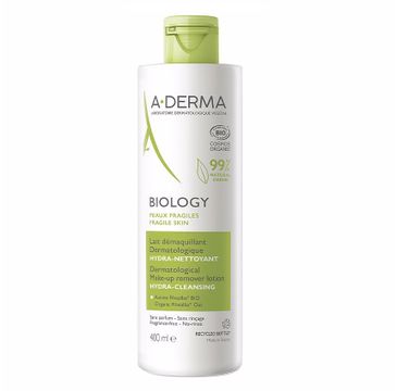 A-Derma Biology Hydra-Cleansing Dermatological Make-up Remover Lotion mleczko oczyszczające (400 ml)