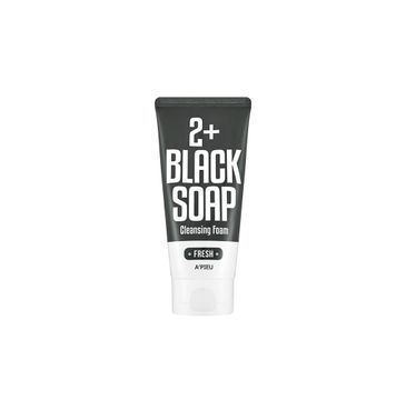 A'Pieu Fresh Black Soap 2+ Cleansing Foam oczyszczająca pianka do mycia twarzy 130ml