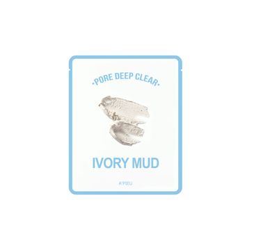 A'Pieu Pore Deep Clear oczyszczająca maseczka peel-off Ivory Mud 15g