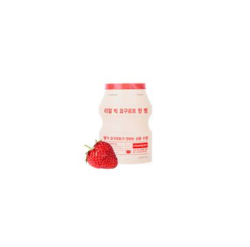 A'Pieu Real Big Yogurt One-Bottle rozjaśniająca maseczka w płachcie Strawberry 21g