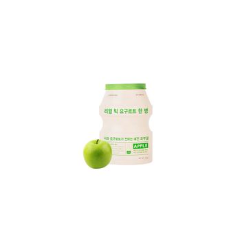 A'Pieu Real Big Yogurt One-Bottle wygładzająca maseczka w płachcie Apple 21g