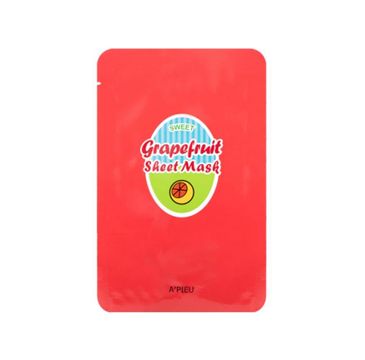 A'Pieu Sheet Mask nawilżająco-oczyszczająca maska w płachcie Grapefruit 23g