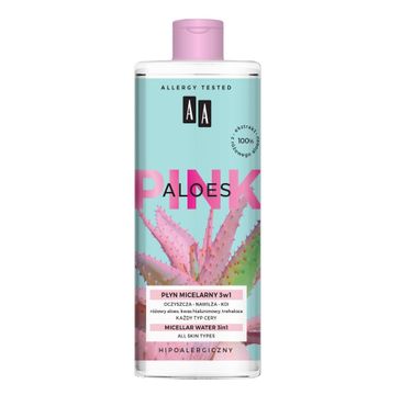 AA Aloes Pink płyn micelarny 3w1 (400 ml)