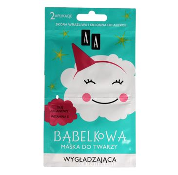 AA Bąbelkowa maska do twarzy wygładzająca 2 x 4 g