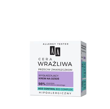 AA Cera Wrażliwa krem odżywczy do każdego rodzaju cery 24h bezzapachowy (50 ml)