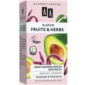 AA – Fruit&Herbs krem dzienno-nocny odżywczy jędrność+świeżość (50 ml)