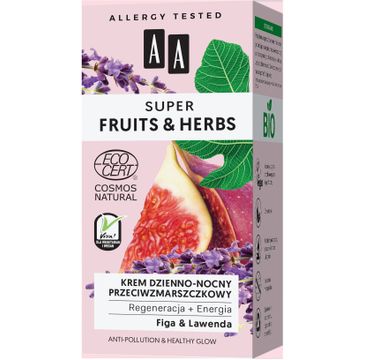 AA Fruit&Herbs krem dzienno-nocny przeciwzmarszczkowy regeneracja+energia (50 ml)