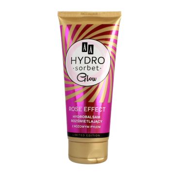 AA Hydro Sorbet Glow Hydrobalsam rozświetlający z różowym pyłem Rose Effect  200ml