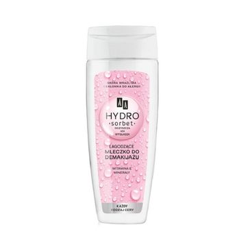 AA Hydro Sorbet łagodzące mleczko do demakijażu do każdego rodzaju cery 200ml