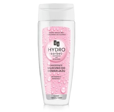 AA Hydro Sorbet Łagodzące Mleczko do demakijażu - każdy rodzaj cery 200 ml