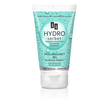 AA Hydro Sorbet Peelingujący Żel do mycia twarzy - cera mieszana i normalna 150 ml