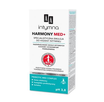 AA Intymna Harmony Med+ specjalistyczna emulsja do higieny intymnej 300ml