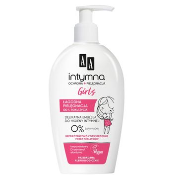 AA Intymna kremowa emulsja do higieny intymnej Baby Girl 300 ml