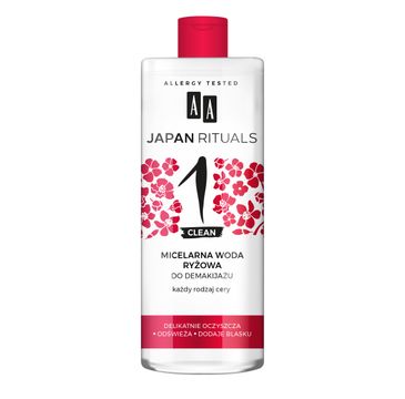 AA Japan Rituals 1 Clean – micelarna woda ryżowa do demakijażu (400 ml)