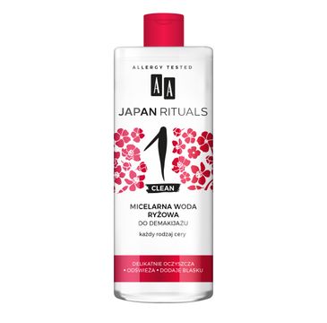 AA Japan Rituals 1 Clean – micelarna woda ryżowa do demakijażu (400 ml)