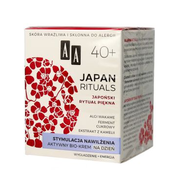 AA Japan Rituals 40+ Aktywny Bio-krem na dzień - stymulacja nawilżenia 50 ml