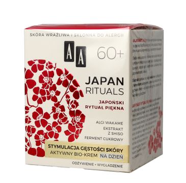 AA Japan Rituals 60+ Aktywny Bio-krem na dzień - stymulacja gęstości skóry 50 ml