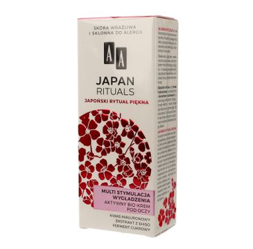 AA Japan Rituals Aktywny Bio-krem pod oczy - multi stymulacja wygładzenia 15 ml