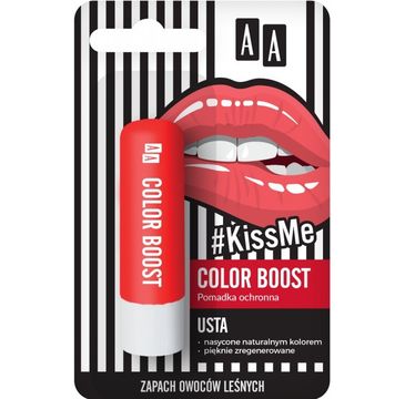 AA #Kiss Me Pomadka ochronna Color Boost 3.8 g