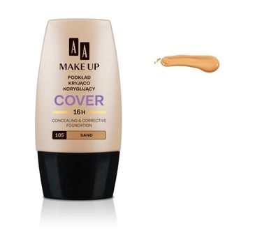 AA Make Up Cover Foundation podkład kryjąco korygujący 105 Sand 30ml