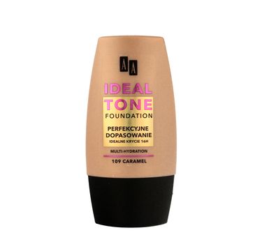 AA Make Up Ideal Tone Podkład do twarzy Perfekcyjne Dopasowanie nr 109 caramel 30 ml