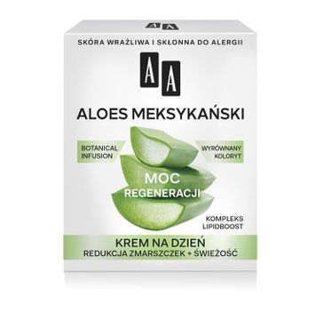 AA Moc roślin Aloes meksykański krem na dzień skóra wrażliwa 50 ml