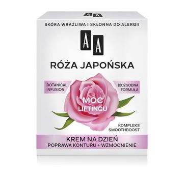 AA Moc roślin Róża japońska krem na dzień skóra wrażliwa 60+ 50 ml