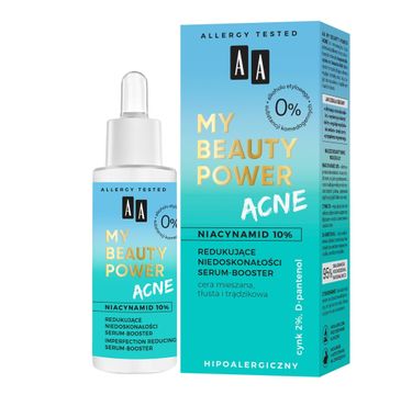 AA My Beauty Power Acne Redukujące niedoskonałości serum-booster (30 ml)