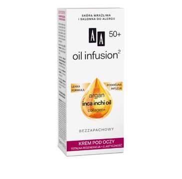 AA Oil Infusion 50+ krem pod oczy przeciwzmarszczkowy 15 ml