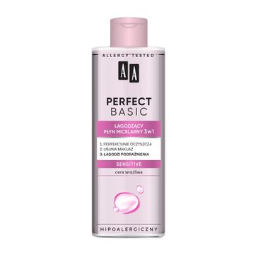 AA Perfect Basic Łagodzący płyn micelarny 3w1 Sensitive (200 ml)