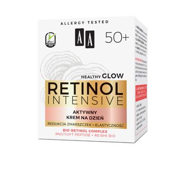 AA Retinol Intensive 50+ aktywny krem na dzień redukcja zmarszczek+elastyczność (50 ml)