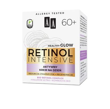 AA Retinol Intensive 60+ aktywny krem na dzień redukcja zmarszczek+regeneracja (50 ml)