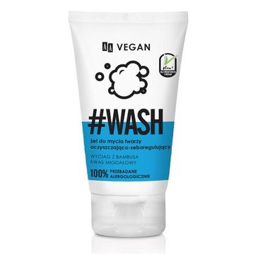 AA Vegan #Wash oczyszczająco-seboregulujący żel do mycia twarzy 150ml