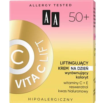 AA Vita C Lift 50+ Liftingujący Krem na dzień wyrównujący koloryt (50 ml)