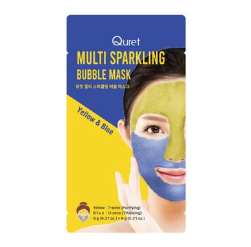 Quret Multi Sparkling Bubble Mask maska do twarzy oczyszczająca bąbelkowa (12 g)