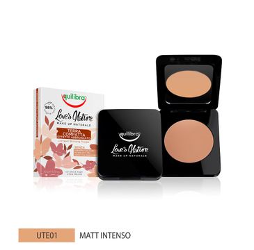 Equilibra Love's Nature Compact Bronzing Powder puder brązujący 01 Intense Matte (8.5 g)