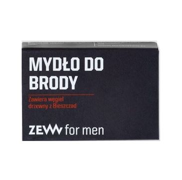 Zew For Men – Mydło do brody z węglem drzewnym z Bieszczad (85 ml)