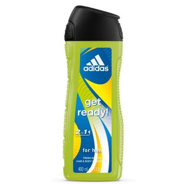 Adidas Get Ready for Him żel pod prysznic 2w1 do ciała i włosów 400 ml