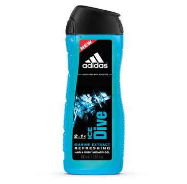 Adidas Ice Dive Żel pod prysznic z nutą zapachową 400 ml
