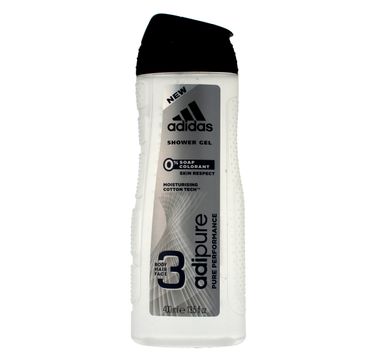 Adidas Men Adipure żel pod prysznic 3w1 do ciała włosów i twarzy 400 ml