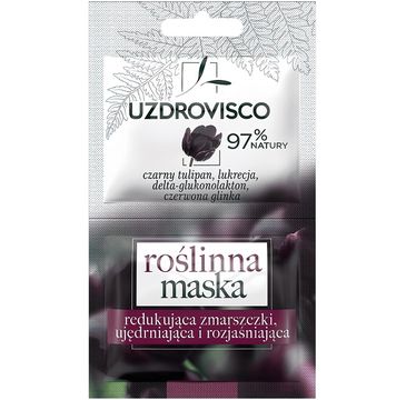 Uzdrovisco roślinna maska do twarzy redukująca zmarszczki Czarny Tulipan (10 ml)