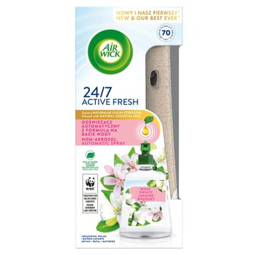 Air Wick Active Fresh odświeżacz automatyczny z formułą na bazie wody i wkład Białe Kwiaty 228ml