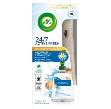 Air Wick Active Fresh odświeżacz automatyczny z formułą na bazie wody i wkład Morska Bryza 228ml