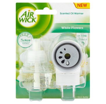 Air Wick Elektryczny odświeżacz powietrza Białe Kwiaty komplet (19 ml)