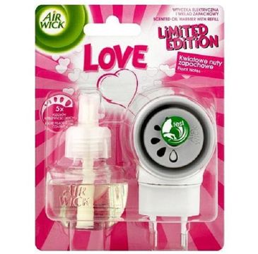 Air Wick Elektryczny odświeżacz powietrza LOVE komplet (19 ml)