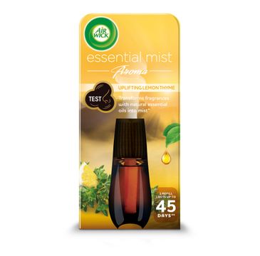 Air Wick Essential Mist Aroma orzeźwiający wkład do automatycznego odświeżacza o zapachu cytryny i tymianku 20ml