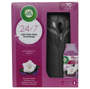 Air Wick Freshmatic odświeżacz Smooth Satin & Moon Lily komplet 250ml