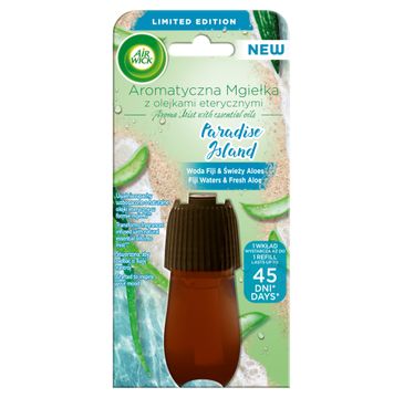 Air Wick Paradise Island Aromatyczna Mgiełka z Olejkami Eterycznymi wkład do automatycznego odświeżacza Woda Fiji & Świeży Aloes 20ml