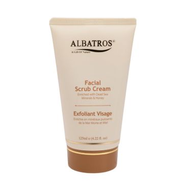 Albatros Dead Sea Facial Scrub Cream krem peelingujący do twarzy z minerałami z Morza Martwego (125 ml)