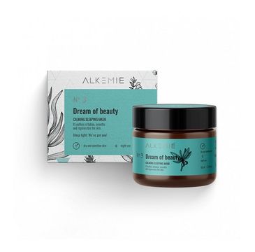 Alkemie No3 Dream Of Beauty Calming Sleeping Mask łagodząca maska-krem na noc (60 ml)